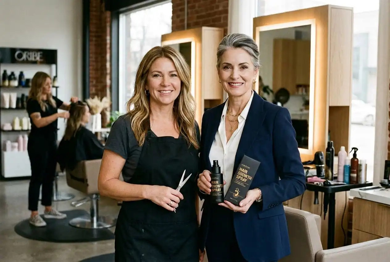 Nicole in her salon